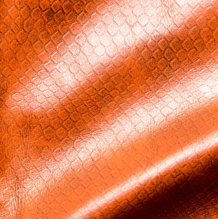 Brown leather material as background. Abstract textureの写真素材