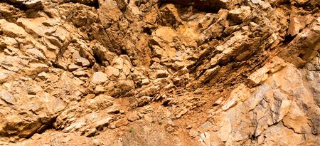 Stone cliffs in the mountains as a background .の写真素材