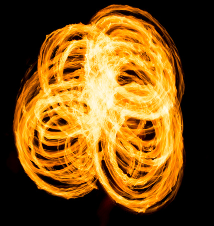 Abstract background of flame on fire show .