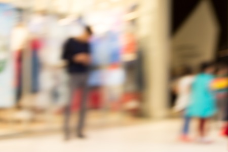 Bokeh in the shop as a background .の写真素材