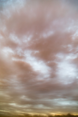 Background of beautiful rain clouds at sunset