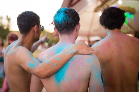 Youth at the festival of colors