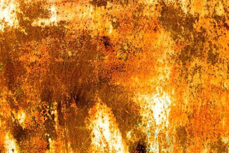 Abstract background of rusty metal gate
