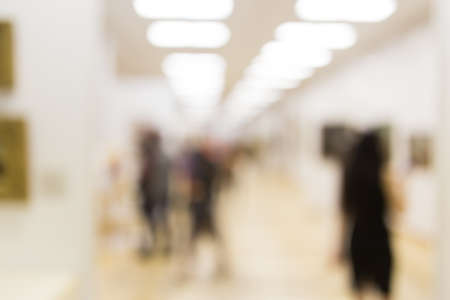 Bokeh in the shop as a backgroundの写真素材