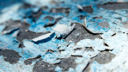 background of metal painted with cracked paint