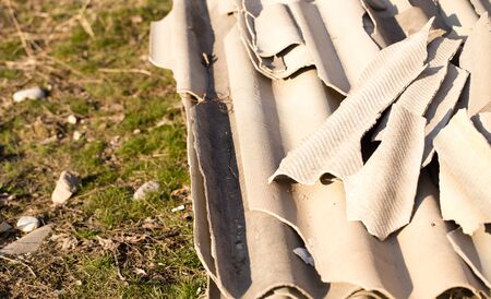 old slate on the ground as a background .の写真素材
