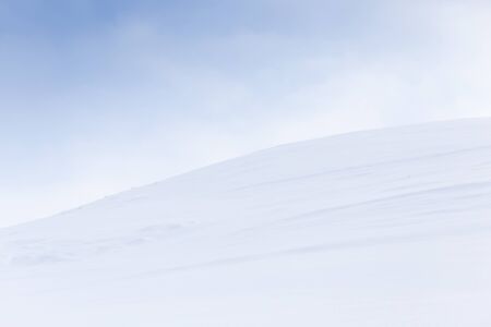 snowfield in nature .の写真素材