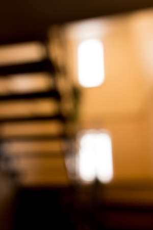 Bokeh in the room of the houseの写真素材