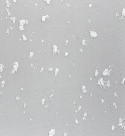 snowflakes in winter on a gray background .の写真素材