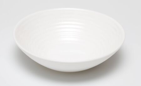White plate for food on a white background.の写真素材