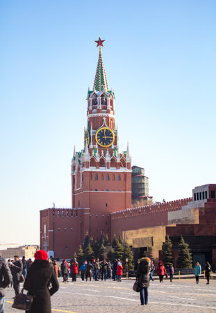 MOSCOW, RUSSIA - MARCH 24, 2018: The Red Square in Moscowのeditorial素材