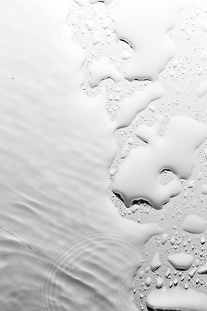 Traces of water with shadow as background .の写真素材