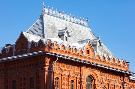 Moscow, Russia - March 24, 2013: Architecture on the RED SQUARE in Moscowのeditorial素材