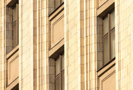 Windows in the building as a background .の写真素材