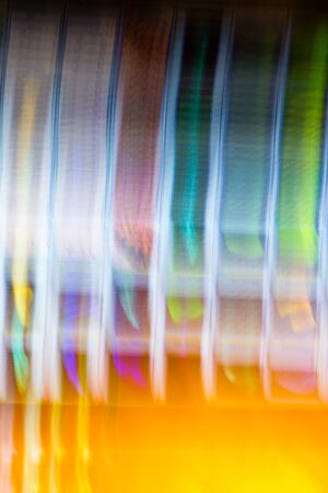 Abstract background of computer screen in motionの写真素材