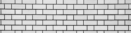 White brick wall as an abstract background. Textureの写真素材