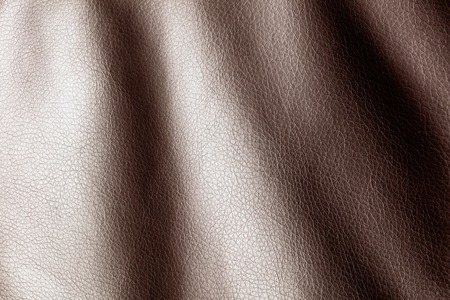 Brown leather material as an abstract background .の写真素材