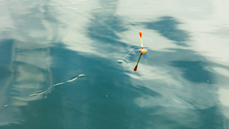 Float for catching fish on the surface of water .の写真素材