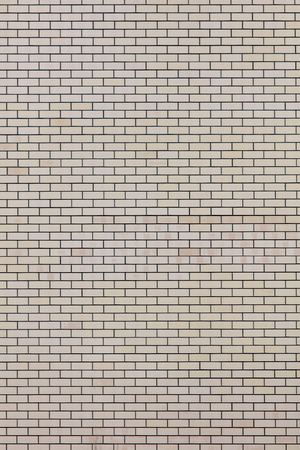 Brick wall in a house under construction as an abstract backgroundの写真素材