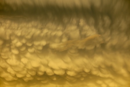 Clouds in the rays of sunset as background .の写真素材