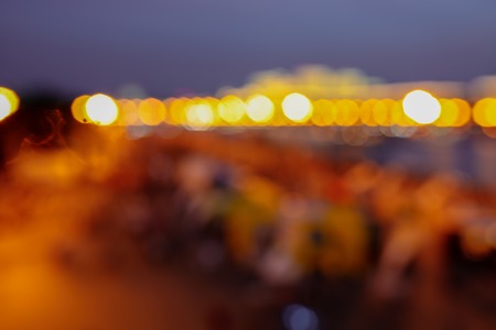 Bokeh city at night as an abstract background .の写真素材