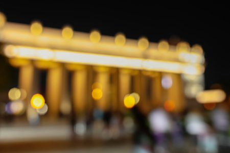 Bokeh city at night as an abstract background .の写真素材