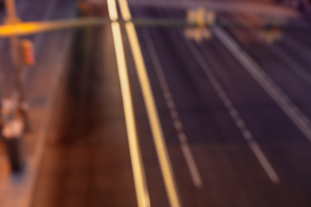Bokeh motorway at night as an abstract background .の写真素材