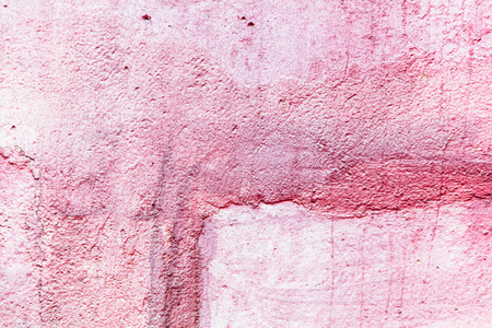 Old wall painted with pink paint as a background .の写真素材