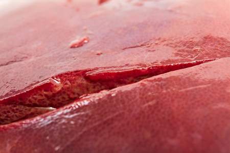 Pork liver pork as an abstract background. Textureの写真素材