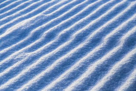 Snow on the roof of the house as a background .