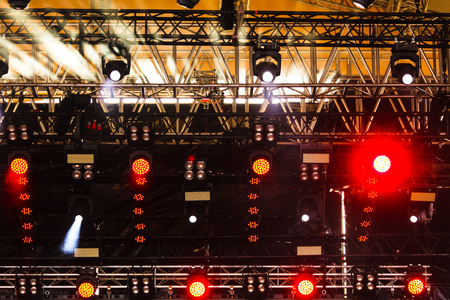 Light on the stage as an abstract background .の写真素材