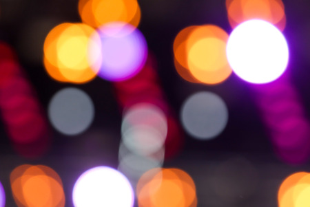 Bokeh from light on stage as abstract background .