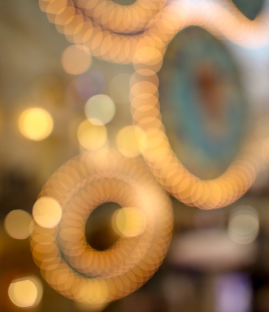Bokeh in the mall as an abstract background. Textureの写真素材