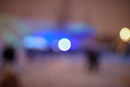 Lights of night bokeh as abstract background. Textureの写真素材