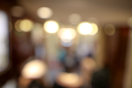 Bokeh in the mall as an abstract background. Textureの写真素材