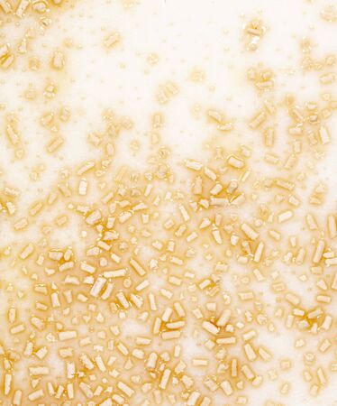 Yeast in dough as background. Macroの写真素材