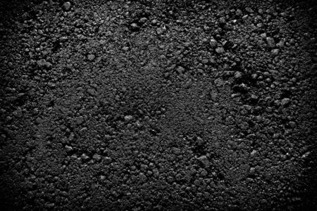 New asphalt road as background. Abstract textureの写真素材