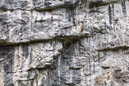 Rock formation in the mountains as a background.の写真素材