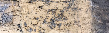 Concrete wall in the old house. Abstract background in vintage style