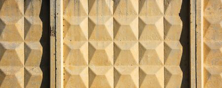 Concrete wall in the old house. Abstract background in vintage style