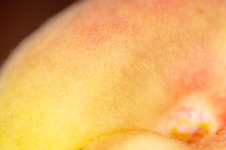 Ripe juicy peach as a background. Macroの写真素材