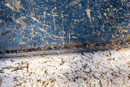 Dirt on car glass as abstract background.の写真素材