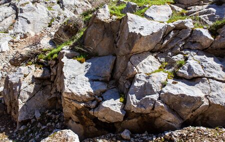 Rocks in the mountains as background .の写真素材