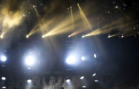 Rock stage concert light as background.の写真素材