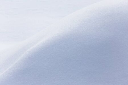 White snow as an abstract background.