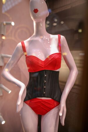 Underwear in a shop dummy .