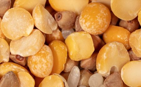 Peas, buckwheat and rice as a background. Macroの写真素材