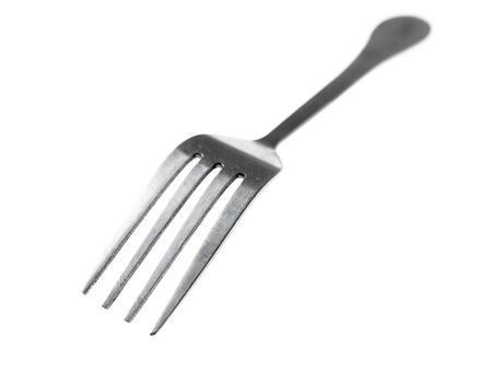 Food fork isolated on a white background.