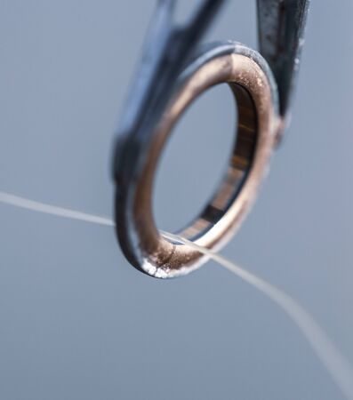 Ring for fishing rods. Inventory of the fishermanの写真素材