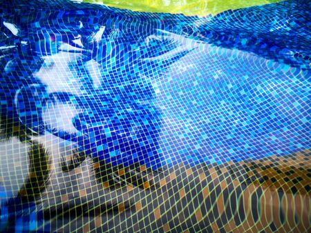 Expanse of water in the pool as an abstract background. Texture